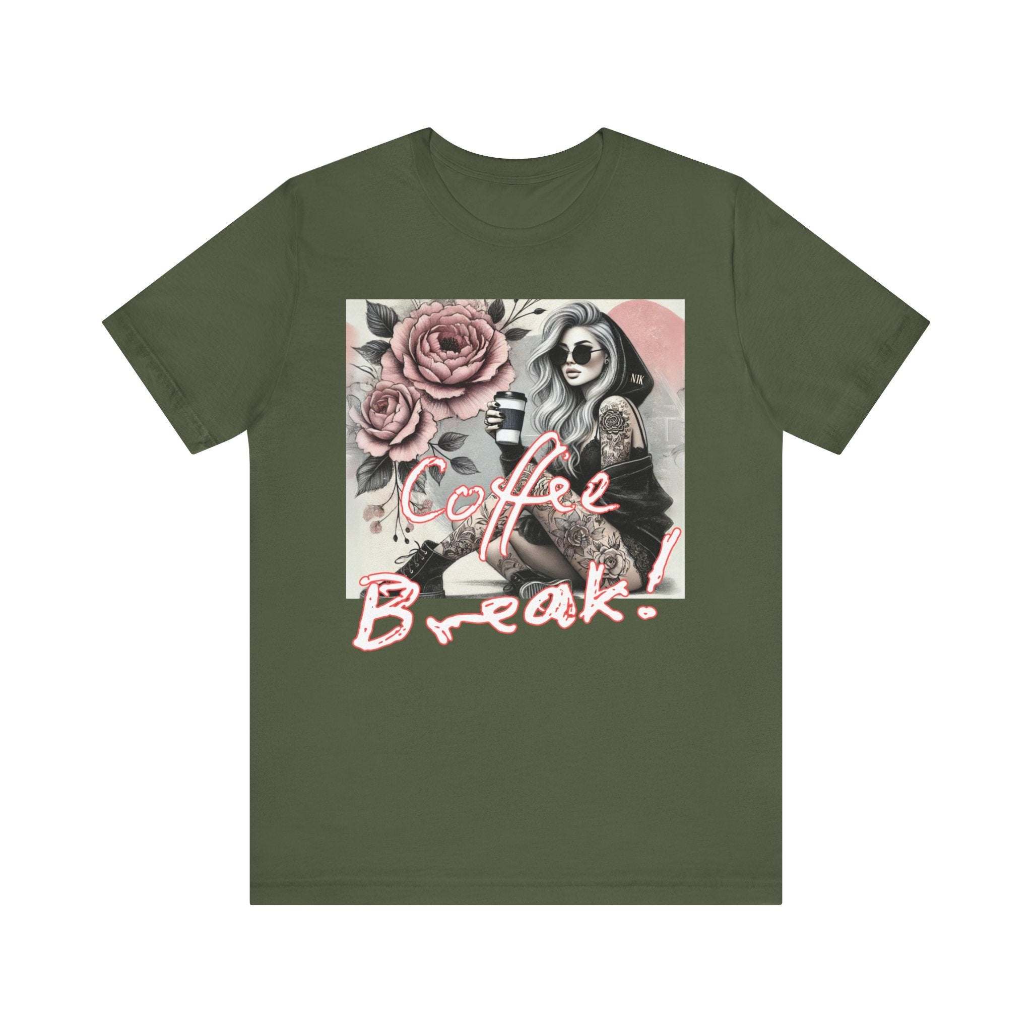 Coffee Break Unisex Jersey Short Sleeve Tee